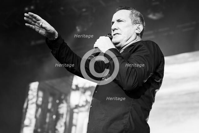 Andy McCluskey, OMD, live at Heritage Live, Audley End House, Essex, Aug 2023. Creator: Annapaola Marchesani.