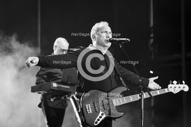 Andy McCluskey, OMD, live at Heritage Live, Audley End House, Essex, Aug 2023. Creator: Annapaola Marchesani.