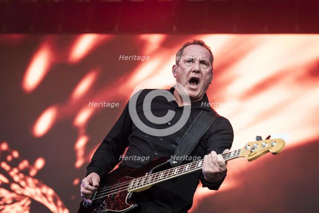 Andy McCluskey, OMD, live at Heritage Live, Audley End House, Essex, Aug 2023. Creator: Annapaola Marchesani.
