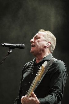 Andy McCluskey, OMD, live at Heritage Live, Audley End House, Essex, Aug 2023. Creator: Annapaola Marchesani