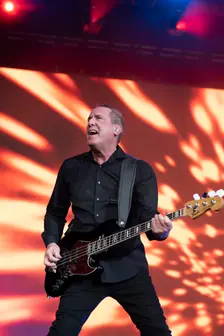 Andy McCluskey, OMD, live at Heritage Live, Audley End House, Essex, Aug 2023. Creator: Annapaola Marchesani