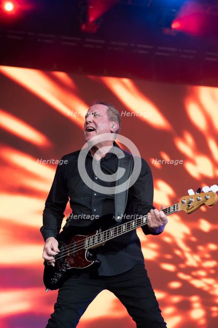 Andy McCluskey, OMD, live at Heritage Live, Audley End House, Essex, Aug 2023. Creator: Annapaola Marchesani.
