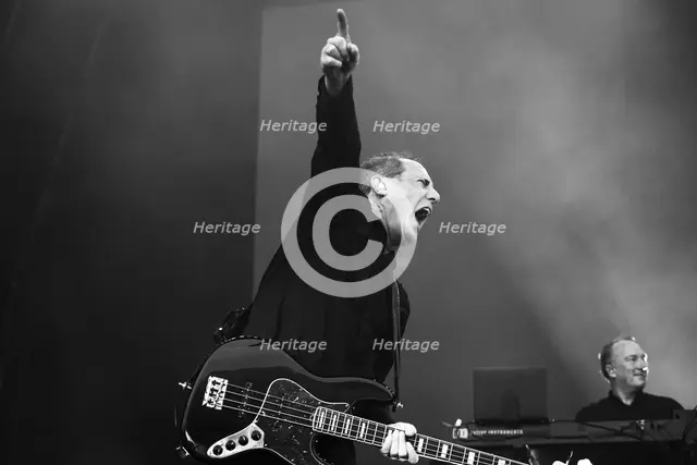 Andy McCluskey, OMD, live at Heritage Live, Audley End House, Essex, Aug 2023. Creator: Annapaola Marchesani.