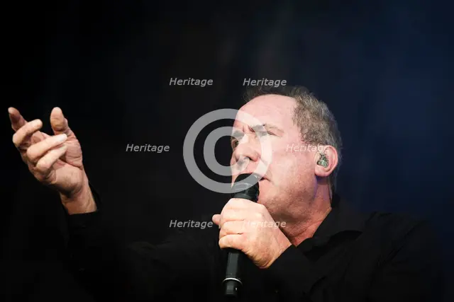 Andy McCluskey, OMD, live at Heritage Live, Audley End House, Essex, Aug 2023. Creator: Annapaola Marchesani.