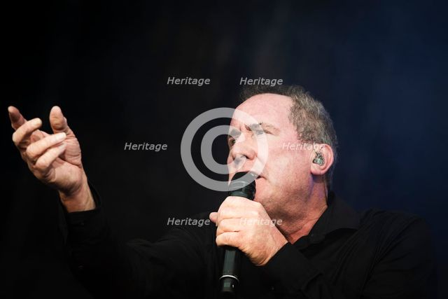 Andy McCluskey, OMD, live at Heritage Live, Audley End House, Essex, Aug 2023. Creator: Annapaola Marchesani.