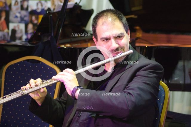 Andy Panayi, Watermill Jazz Club, Dorking, Surrey, 12 March 2019. Creator: Brian O'Connor.