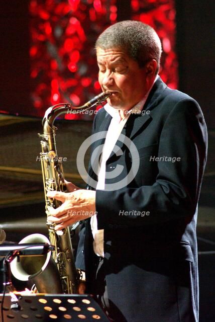 Andy Sheppard, Brecon Jazz Festival, Powys, Wales, 2007. Artist: Brian O'Connor