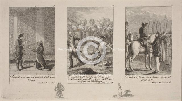 Anecdotes of King Frederik II, 1793. Creator: Daniel Nikolaus Chodowiecki.