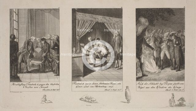 Anecdotes of King Frederik II, 1793. Creator: Daniel Nikolaus Chodowiecki.