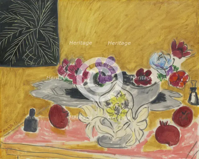 Anemones and Pomegranates, 1946. Creator: Henri Matisse.