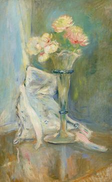 Anémones roses , 1891. Creator: Morisot, Berthe (1841-1895)