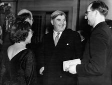 Aneurin Bevan (1897-1960), Welsh politician who introduced the NHS in Britain. Creator: Unknown