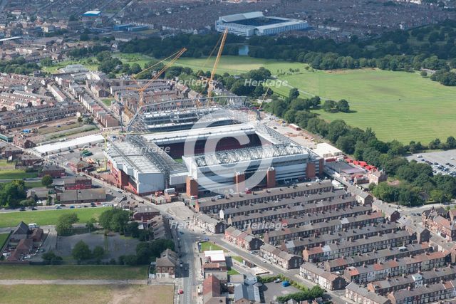 Anfield Football Stadium, home to Liverpool Football Club, Liverpool, 2015. Creator: Historic England.
