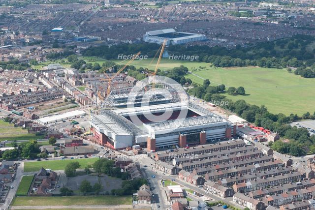 Anfield Football Stadium, home to Liverpool Football Club, Liverpool, 2015. Creator: Historic England.