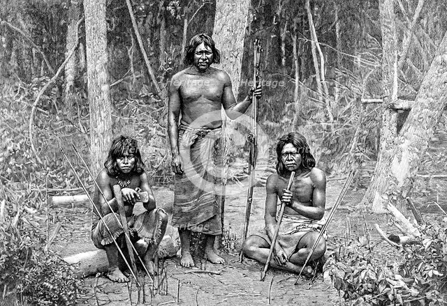 Angaite Indians, North Chaco, Paraguay, 1895. Artist: Unknown
