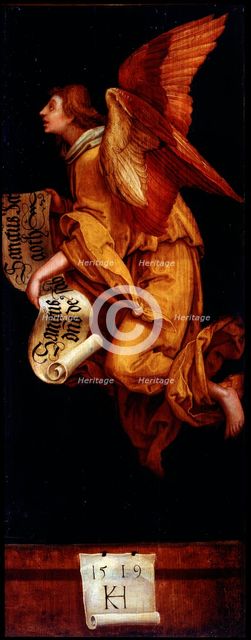 Angel', 1519. Creator: Kulmbach, Hans Suess, von (ca. 1480-1522).