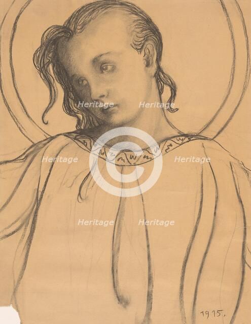 Angel, 1915. Creator: Karel Vitezslav Masek.