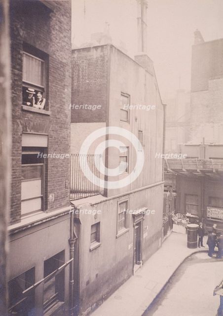 Angel Court, London, 1911. Artist: Anon