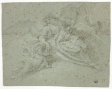 Angel and Two Putti, n.d. Creator: Moncayo Pignatelly