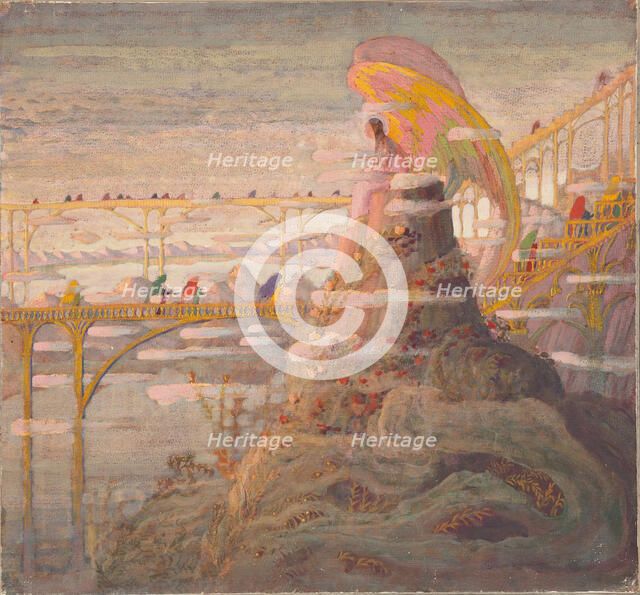 Angel (Angel Prelude), 1909. Creator: Ciurlionis, Mikalojus Konstantinas (1875-1911).