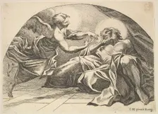 Angel appearing to Peter in Prison, 1680-1743. Creator: Robert van Audenaerde
