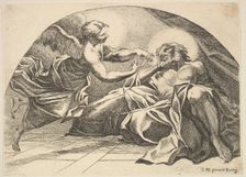 Angel appearing to Peter in Prison, 1680-1743. Creator: Robert van Audenaerde