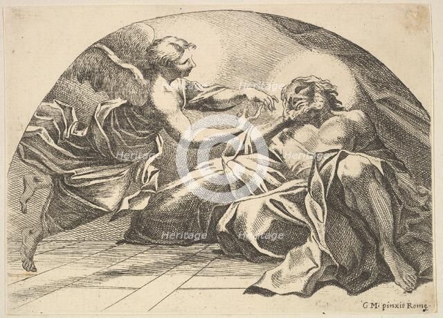 Angel appearing to Peter in Prison, 1680-1743. Creator: Robert van Audenaerde.
