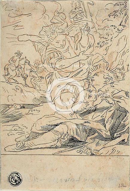 Angel Appearing to Saint, n.d. Creator: Gerard de Lairesse.