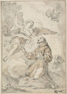 Angel Appearing to Saint Dominic, n.d. Creator: Giacinto Calandrucci