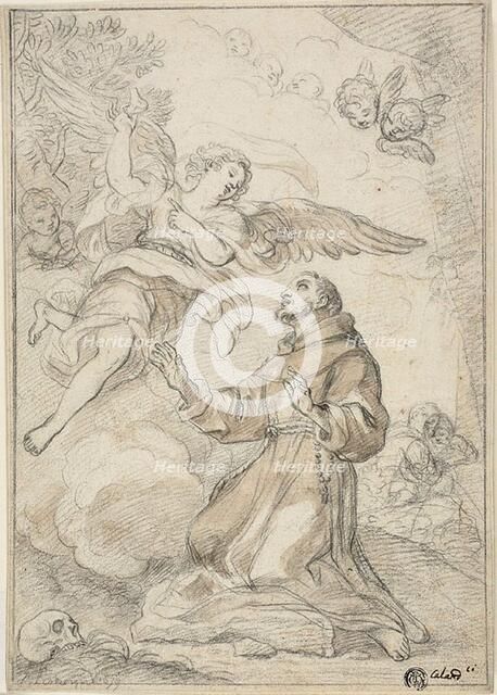 Angel Appearing to Saint Dominic, n.d. Creator: Giacinto Calandrucci.