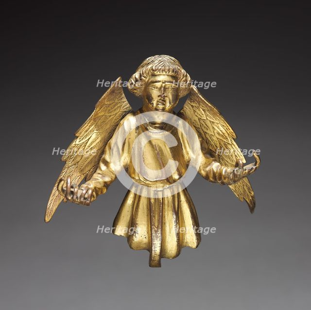 Angel from an Architectural Reliquary, c. 1400. Creator: Unknown.