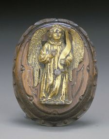 Angel on Plaque, 15th century. Creator: Unknown