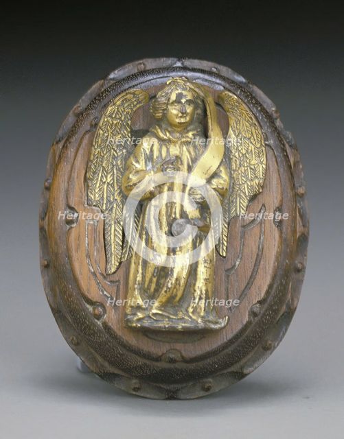 Angel on Plaque, 15th century. Creator: Unknown.