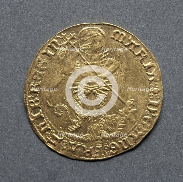 Angel (obverse), 1553-1554. Creator: Unknown.