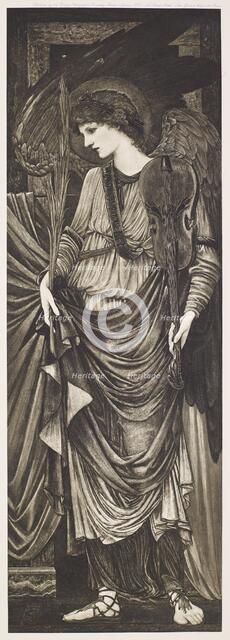 Angel of the Martyrs (with Violin), c1880s, (1900). Creator: Unknown.