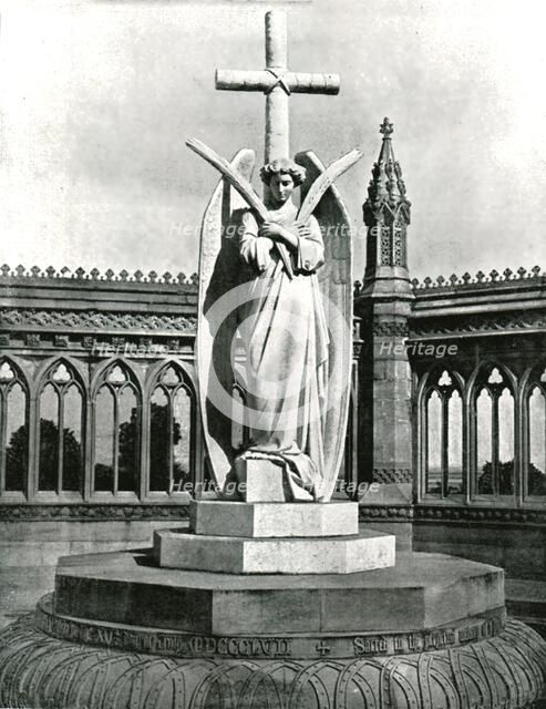 Angel of the Memorial Well, Cawnpore, India, 1895.  Creator: Unknown.