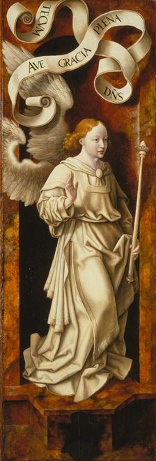 Angel of the Annunciation, 1524. Creator: Joos van Cleve