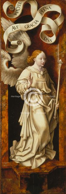 Angel of the Annunciation, 1524. Creator: Joos van Cleve.