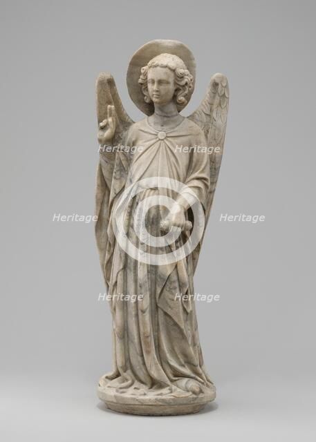 Angel of the Annunciation, c. 1340. Creator: Unknown.