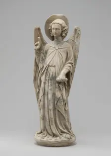Angel of the Annunciation, c. 1340. Creator: Unknown