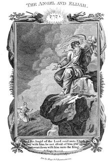 Angel of the Lord appearing to Elijah on the mountain, 1804