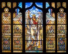 Angel of the Resurrection, 1903-1904. Creators: Frederick Wilson, Tiffany & Co