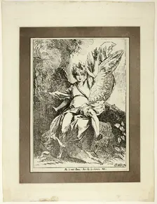 Angel of the Resurrection, from the first issue of Specimens of Polyautography, 1801, pub 1803. Creator: Benjamin West