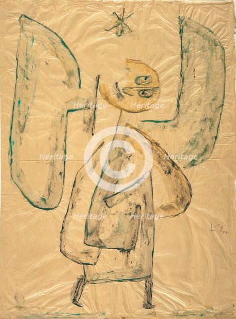 Angel of the star (Engel vom Stern), 1939. Artist: Klee, Paul (1879-1940)