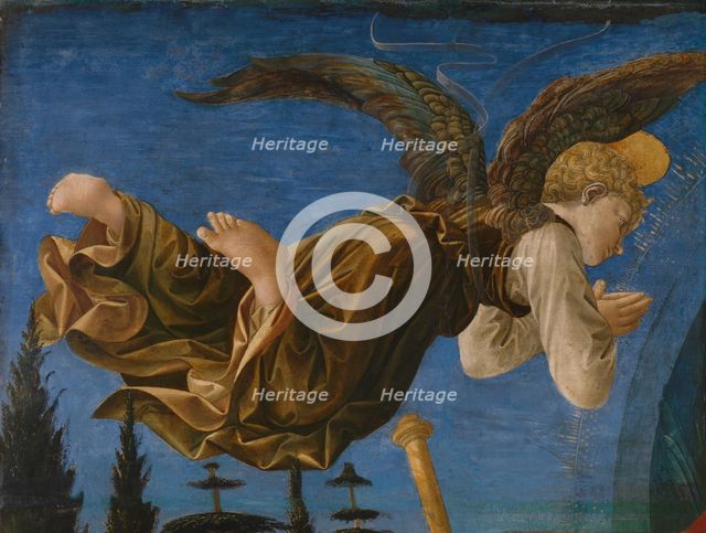 Angel (Panel of the Pistoia Santa Trinità Altarpiece), 1455-1460. Artist: Pesellino, Francesco di Stefano (1422-1457)