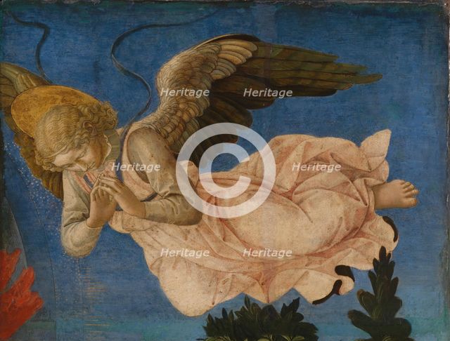 Angel (Panel of the Pistoia Santa Trinità Altarpiece), 1455-1460. Artist: Pesellino, Francesco di Stefano (1422-1457)
