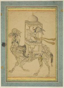 Angel (Peri) Riding a Composite Camel, c. 1700. Creator: Unknown