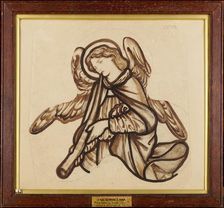 Angel playing a horn, 1862-3. Creator: Sir Edward Coley Burne-Jones