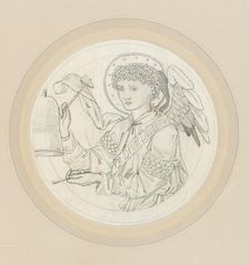 Angel playing on bells, 1865. Creator: Sir Edward Coley Burne-Jones