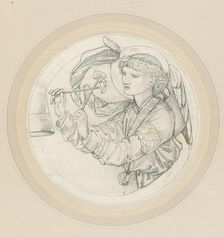 Angel playing on bells, 1865. Creator: Sir Edward Coley Burne-Jones